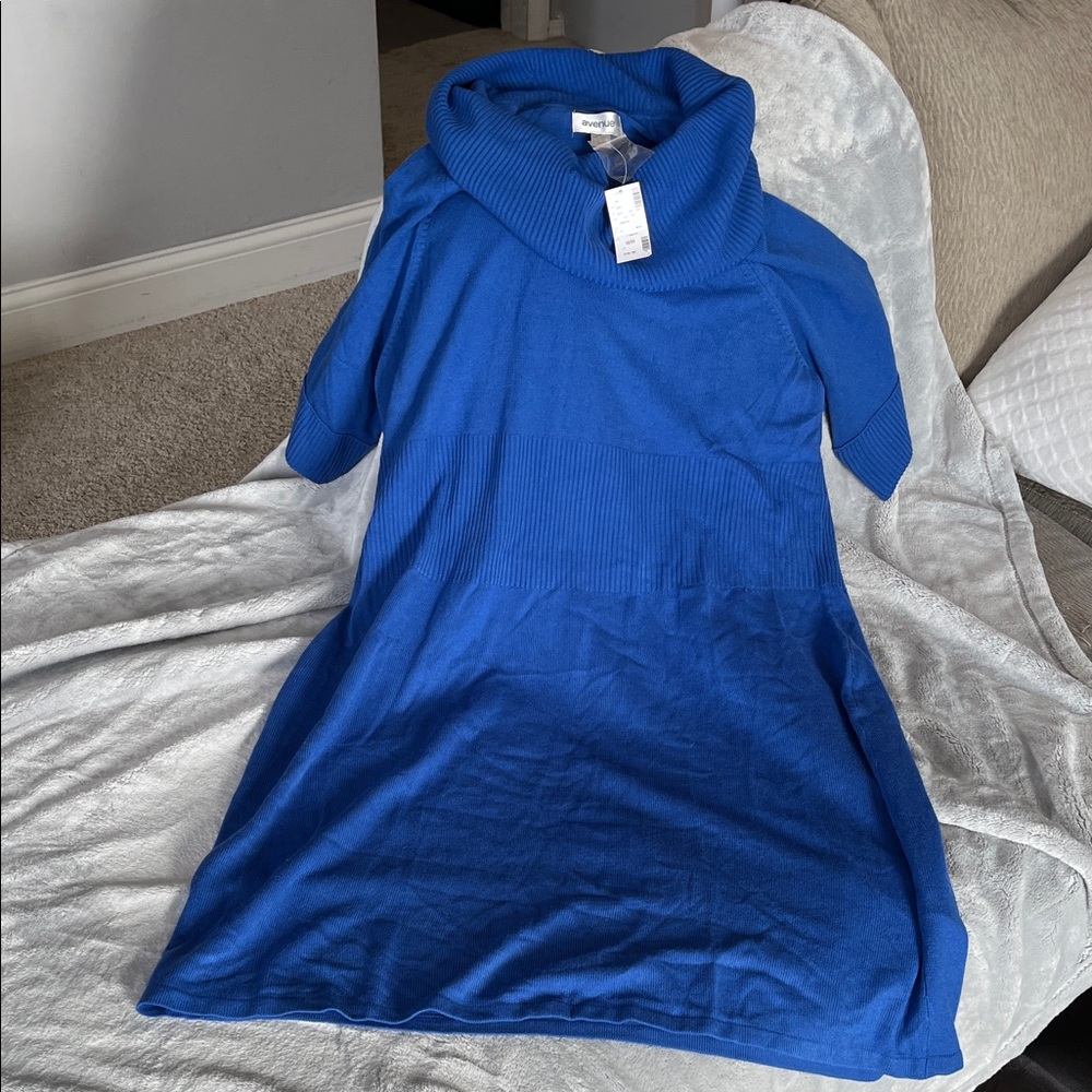 Avenue Royal Blue Knit Dress